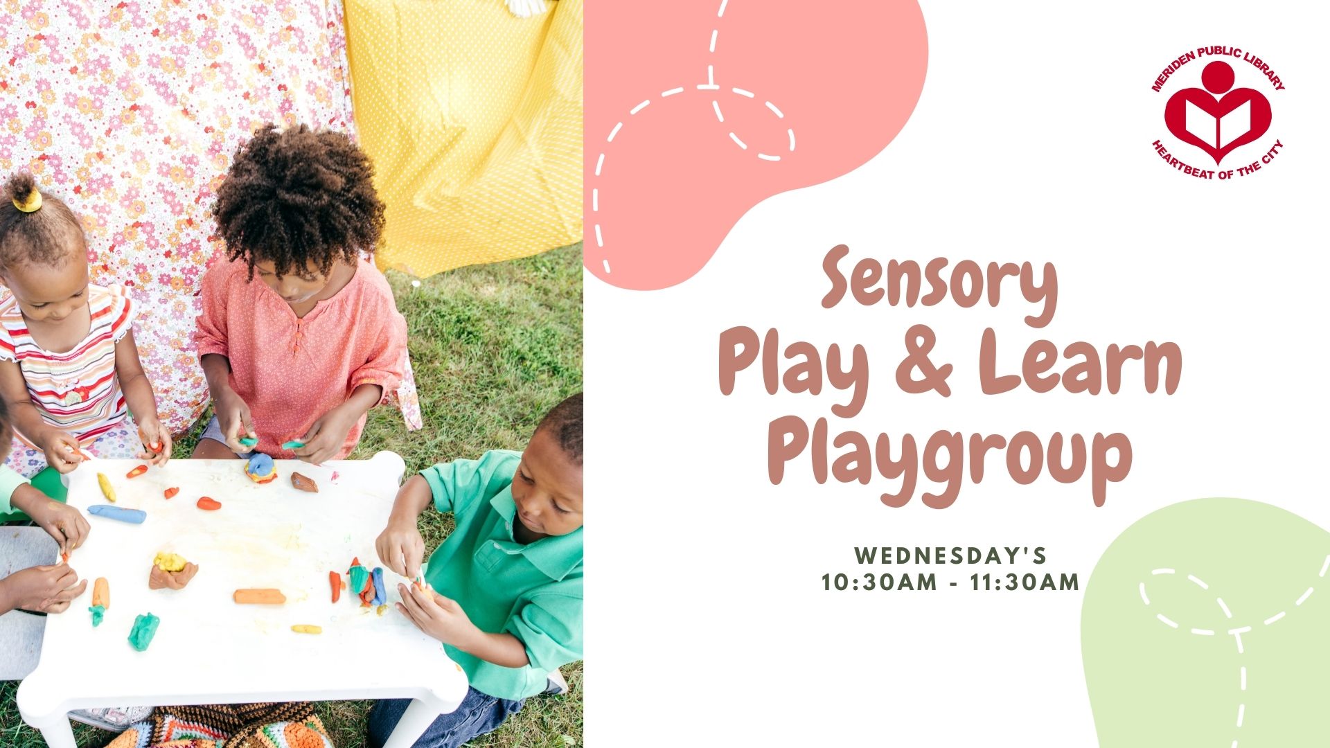 Sensory Play & Learn Playgroup | Meriden Public Library
