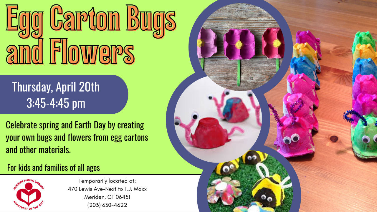 Egg Carton Bugs and Flowers