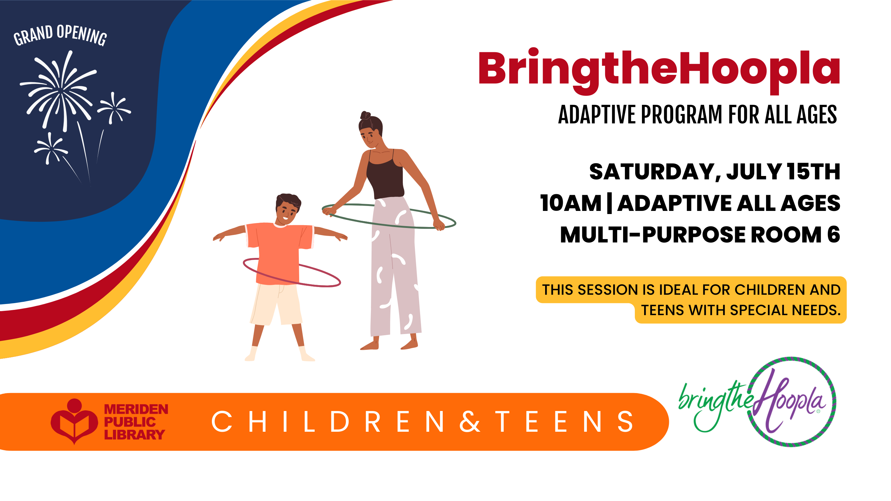 Adaptive Hula Hooping for Children and Teens