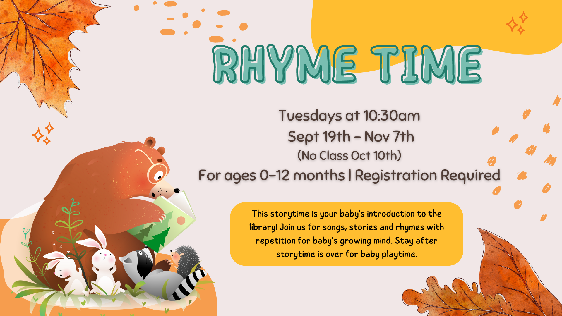 Rhyme Time Baby Storytime