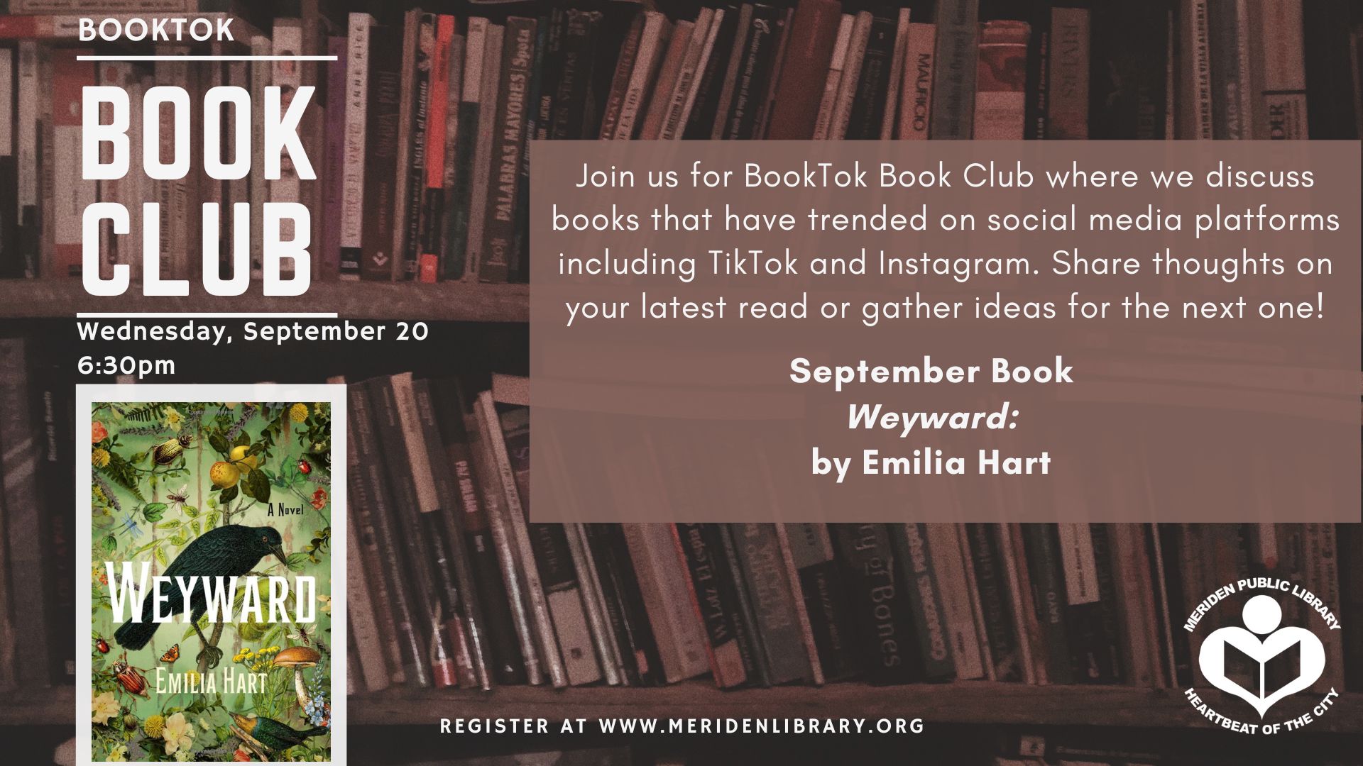 September 20 Booktok Book Club
