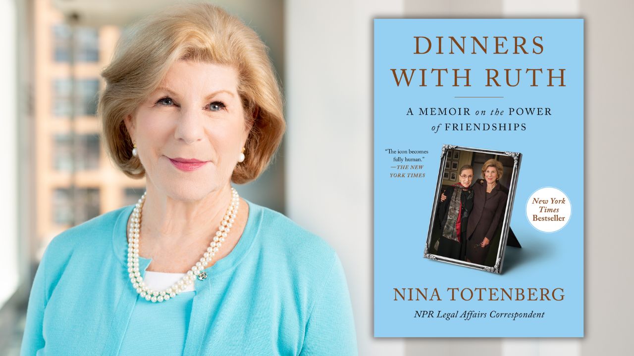 Picture of Nina Totenberg and her book
