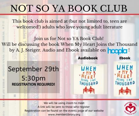 Join adults and teens who love YA!