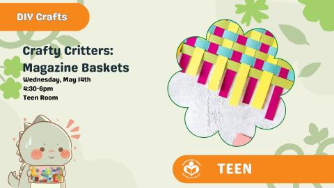 DIY magazine basket to right of verbiage 