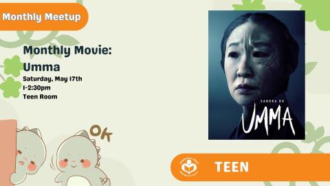 Umma film poster to right of verbiage 