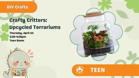 Terrarium to right of verbiage 