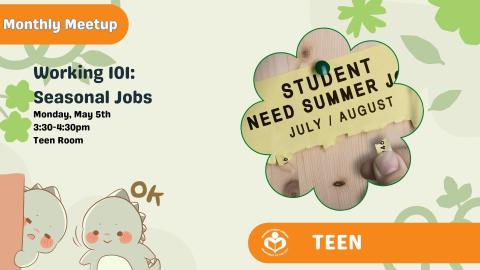 Tacked up job posting to right of verbiage