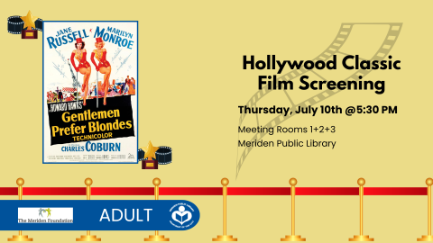 Gentlemen Prefer Blondes film cover to left of verbiage 