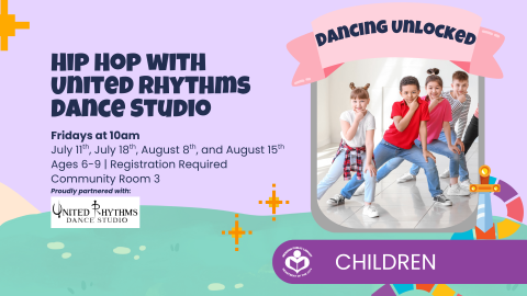 Dancing kids to right of verbiage 