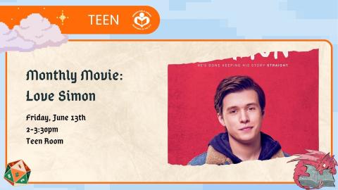 Love Simon film poster to right of verbiage 