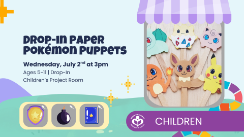 Pokemon puppets to right of verbiage 