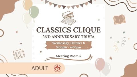 Classics Clique logo above verbiage 