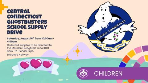 Ghostbuster logo to right of verbiage 