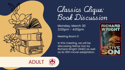 Native Son novel to right of verbiage 