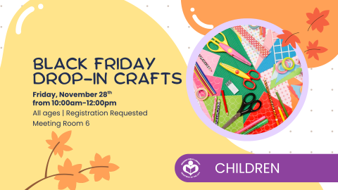 Craft supplies to right of verbiage 