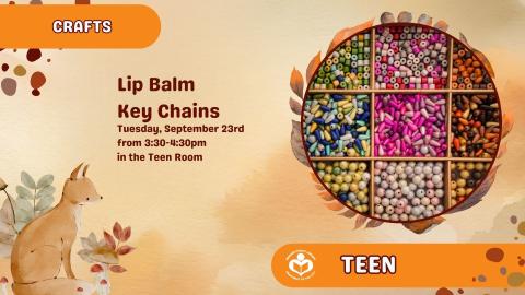 Assorted beads to right of verbiage 