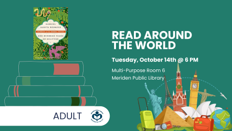 100 years of Solitude novel cover to left of verbiage 