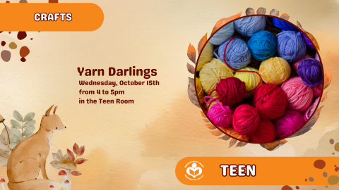 Yarn to right of verbiage 