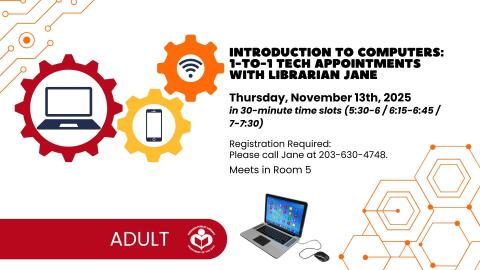 Gears and a laptop to left of verbiage