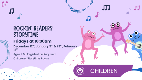 three dancing frogs to right of verbiage