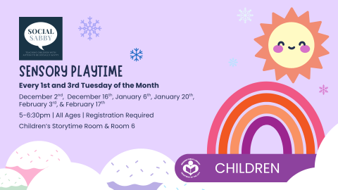 Rainbow and sun to right of verbiage 