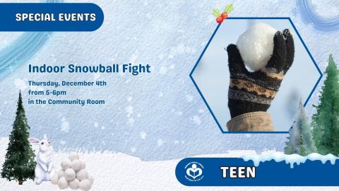 Mitten and snowball to right of verbiage 