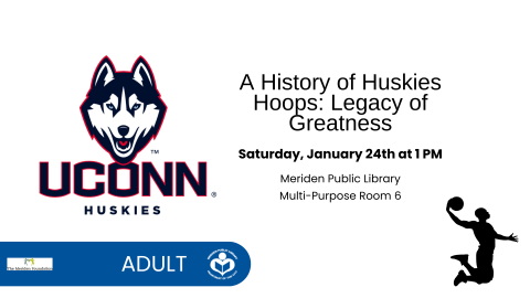 UConn Husky logo to left of verbiage 