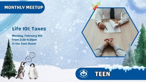 two hands clasped across from hands holding piece of paper to right of verbiage