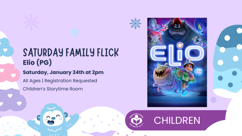 Elio movie poster to right of verbiage