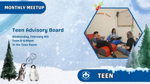 Group of teens pictured to the right of information about this event.