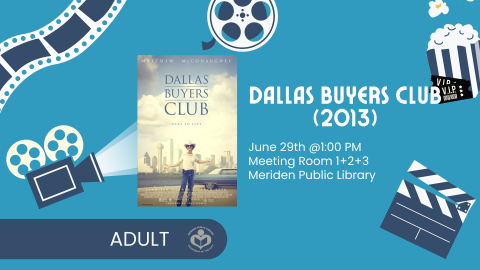Dallas Buyers Club (2013) film poster to left of verbiage 