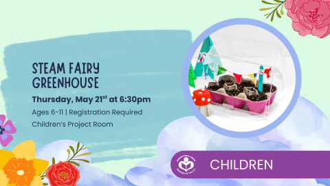 egg carton with dirt and colorful sticks, flags, mushrooms to right of verbiage