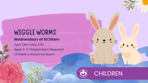 two bunnies next to verbiage