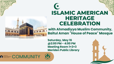 Islamic Heritage to left of verbiage 