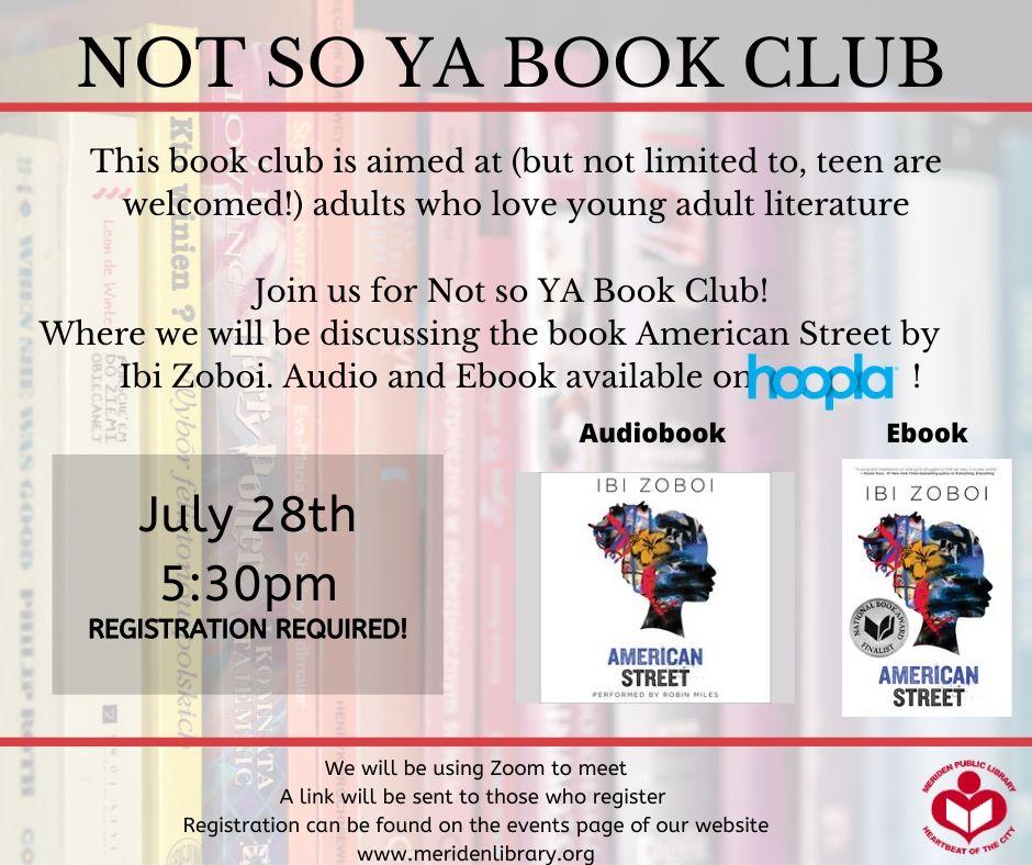 Not so YA Book Club