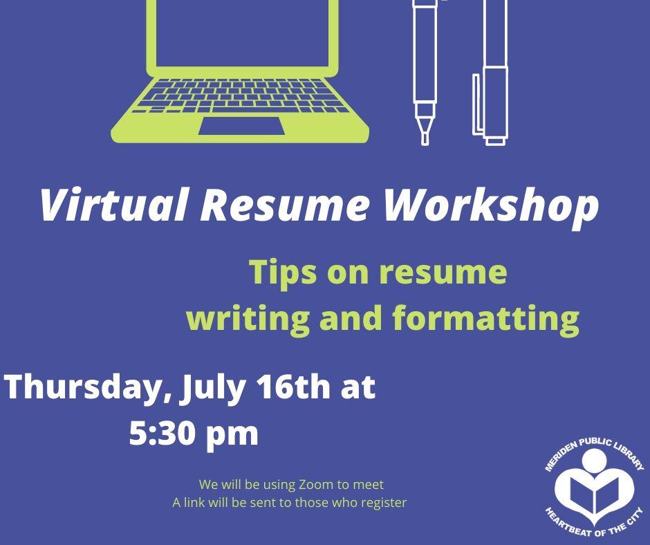 Virtual Resume Workshop 