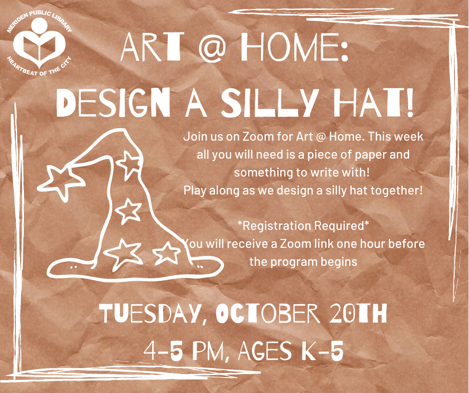 Art @ Home:  Design a Silly Hat