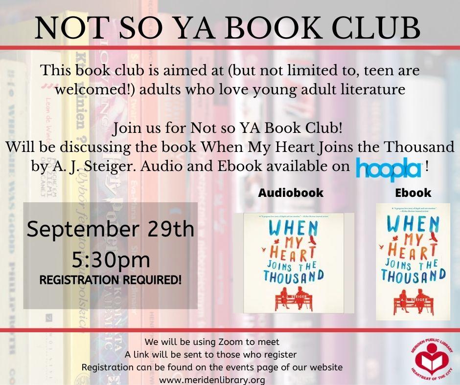 Join adults and teens who love YA!