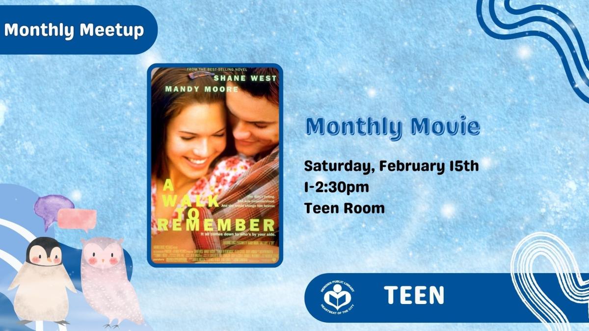 A Walk to Remember film poster to left of verbiage 