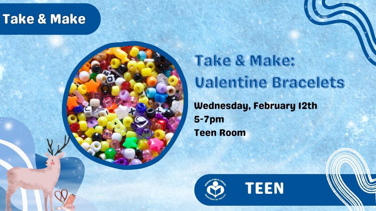 Assorted beads to right of verbiage 