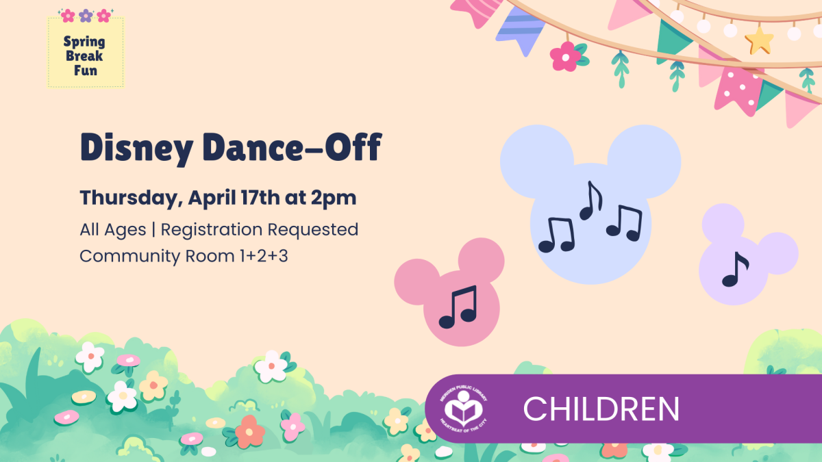 Music notes inside Mickey Mouse ears to right of verbiage 