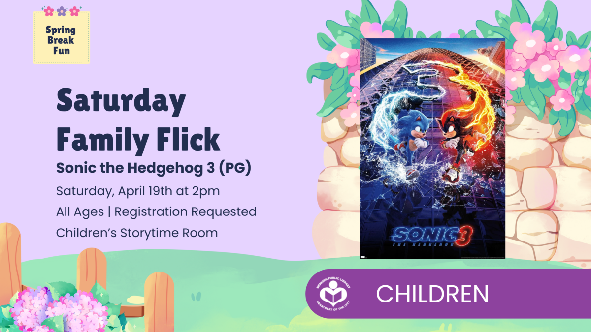 Sonic film poster to right of verbiage 