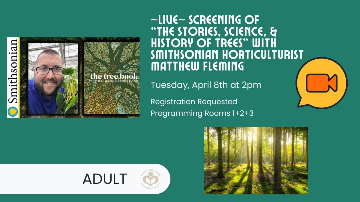 Matthew Fleming and book to left of verbiage 