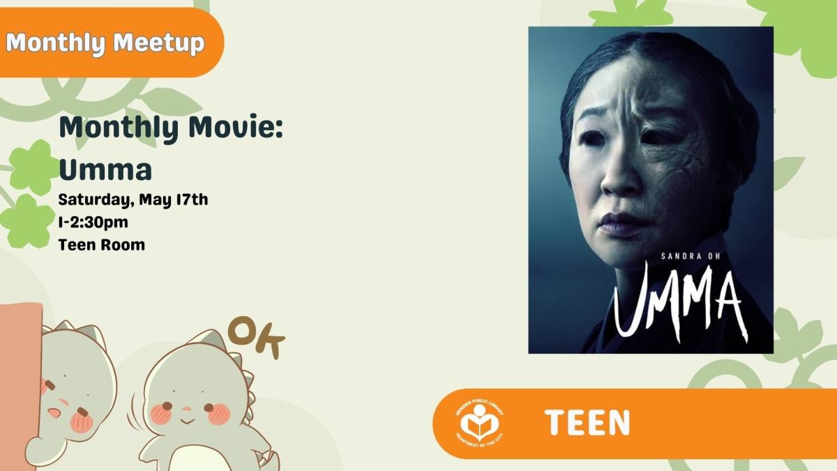 Umma film poster to right of verbiage 