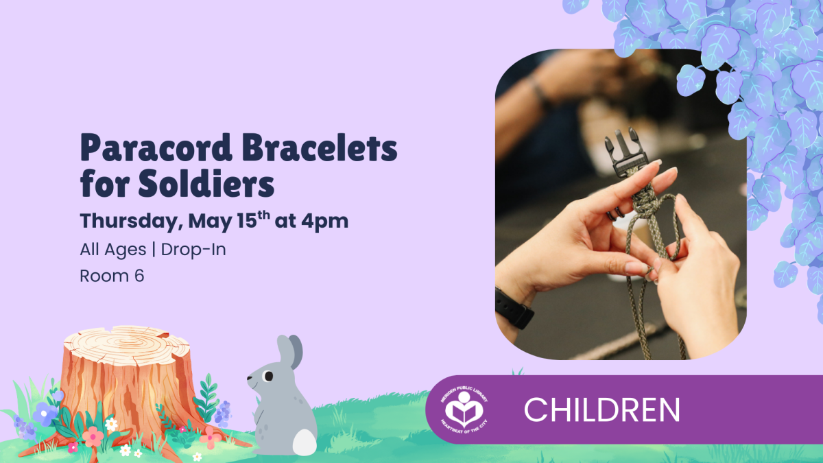 Paracord bracelet to right of verbiage 