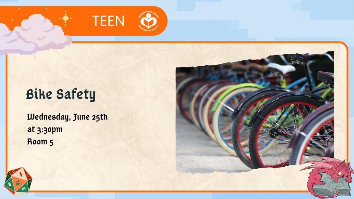 Bikes to right of verbiage 