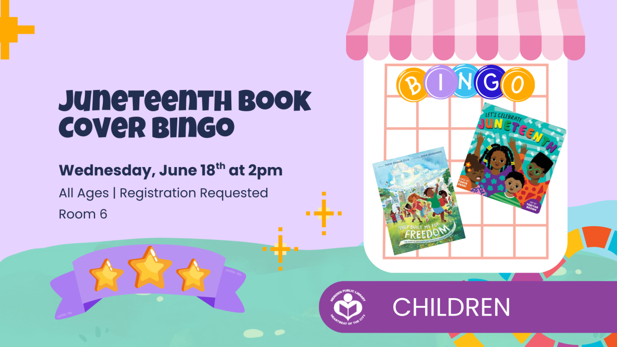 Juneteenth bingo to right of verbiage 