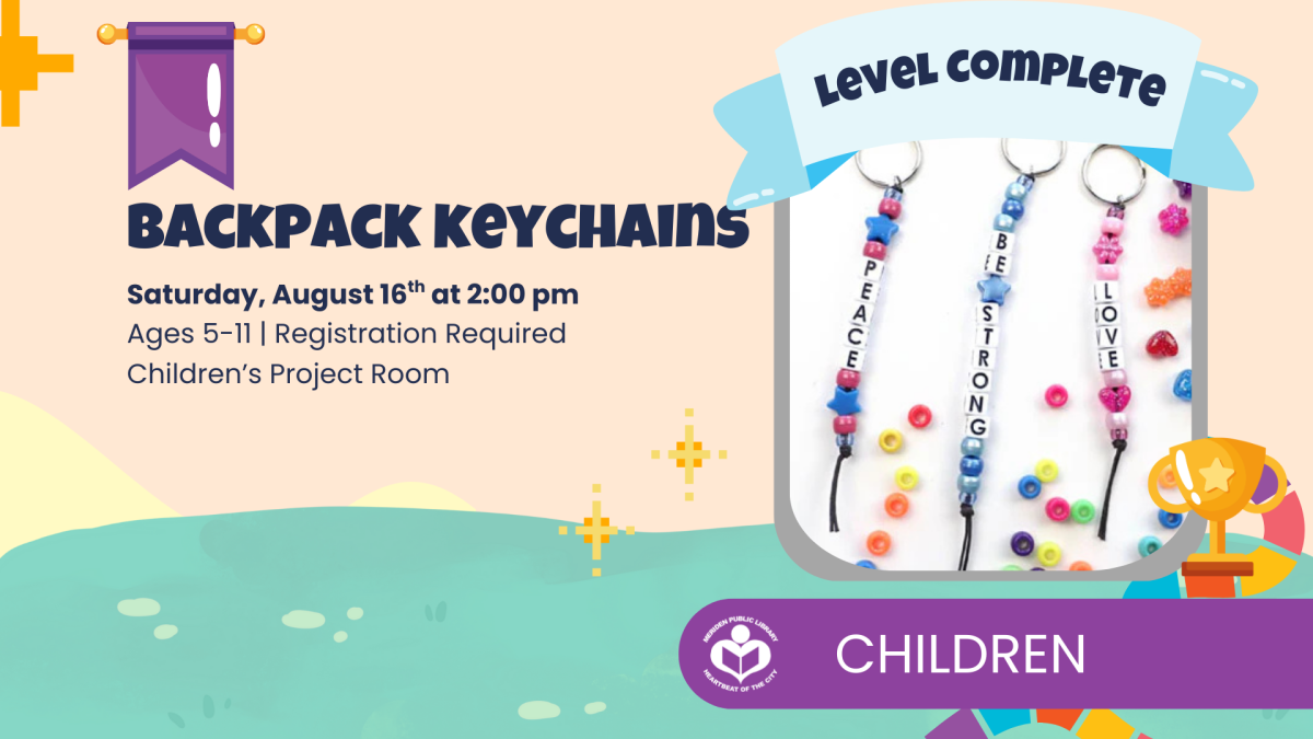 Keychain crafts to right of verbiage 