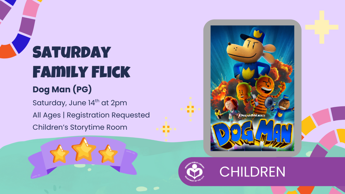 Dogman film poster to right of verbiage 