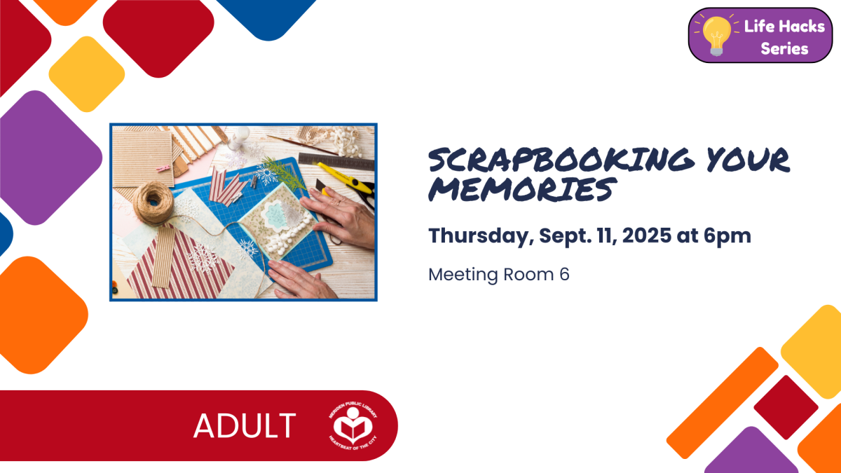 Scrapbook to the left of verbiage